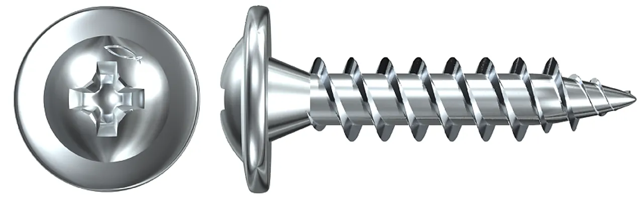 Montasjeskrue elz 4,2x32 mm a 500 stk fps-fp elforzinket ph2 null - null - 2 - Miniatyr