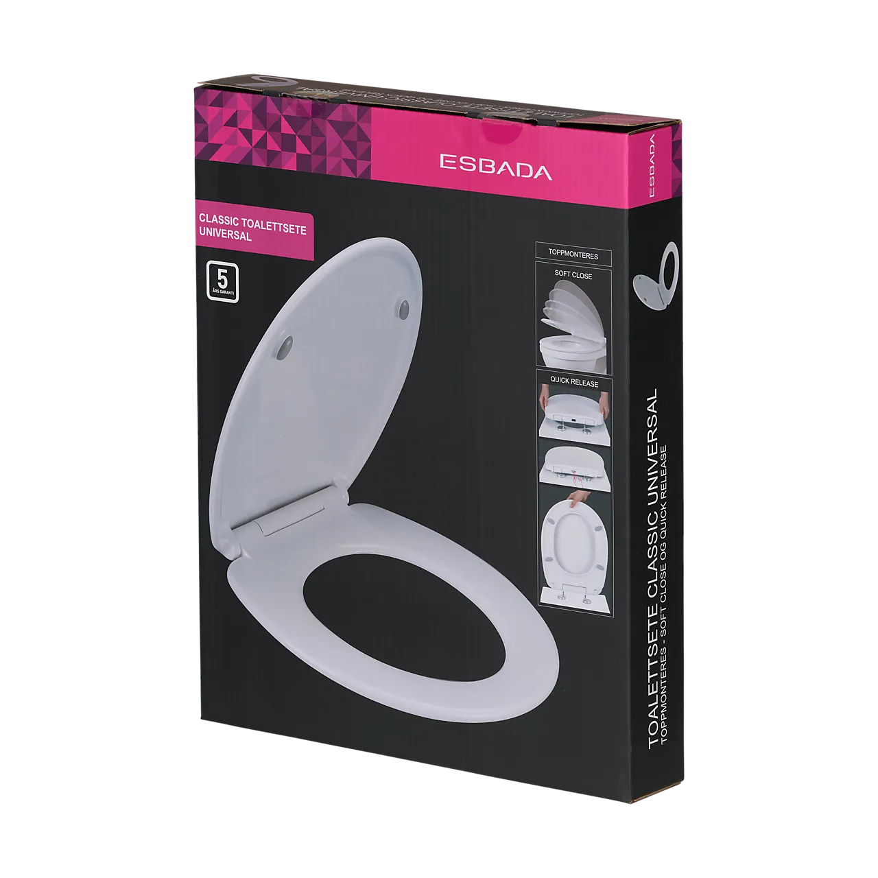 Classic toalettsete hvit null - null - 3 - Miniatyr