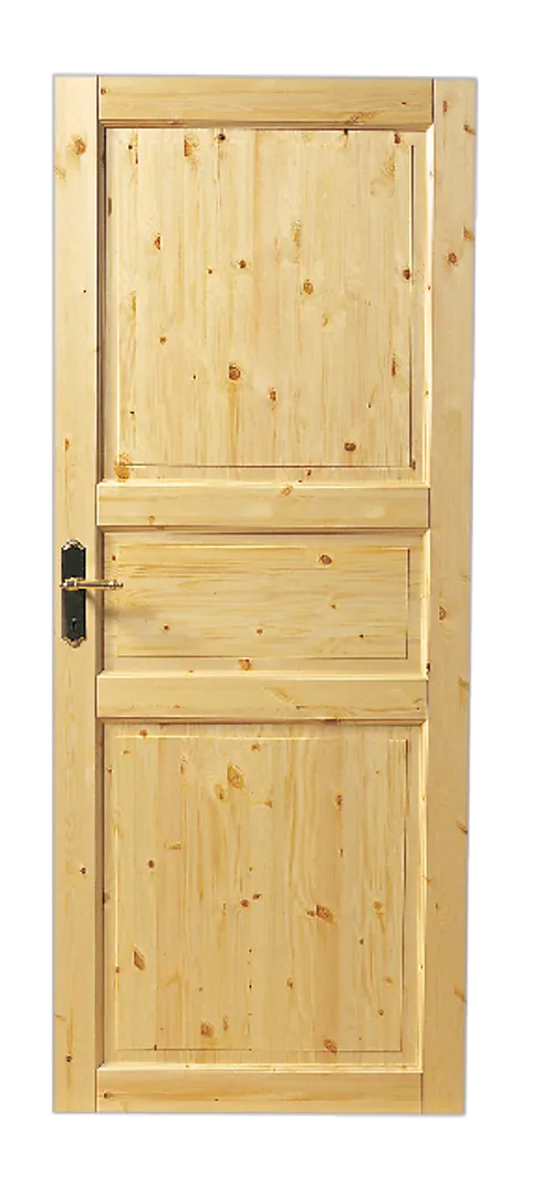 Dør 9x21 sindre furu ubeh uten karm