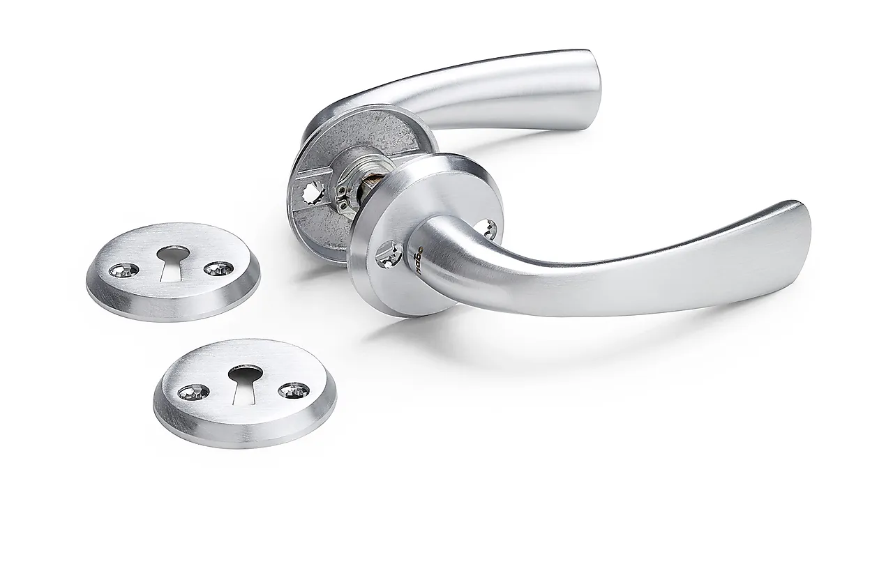 Dørhåndtak innerdør Copenhagen børstet krom Dørhåndtak innerdør Copenhagen børstet krom