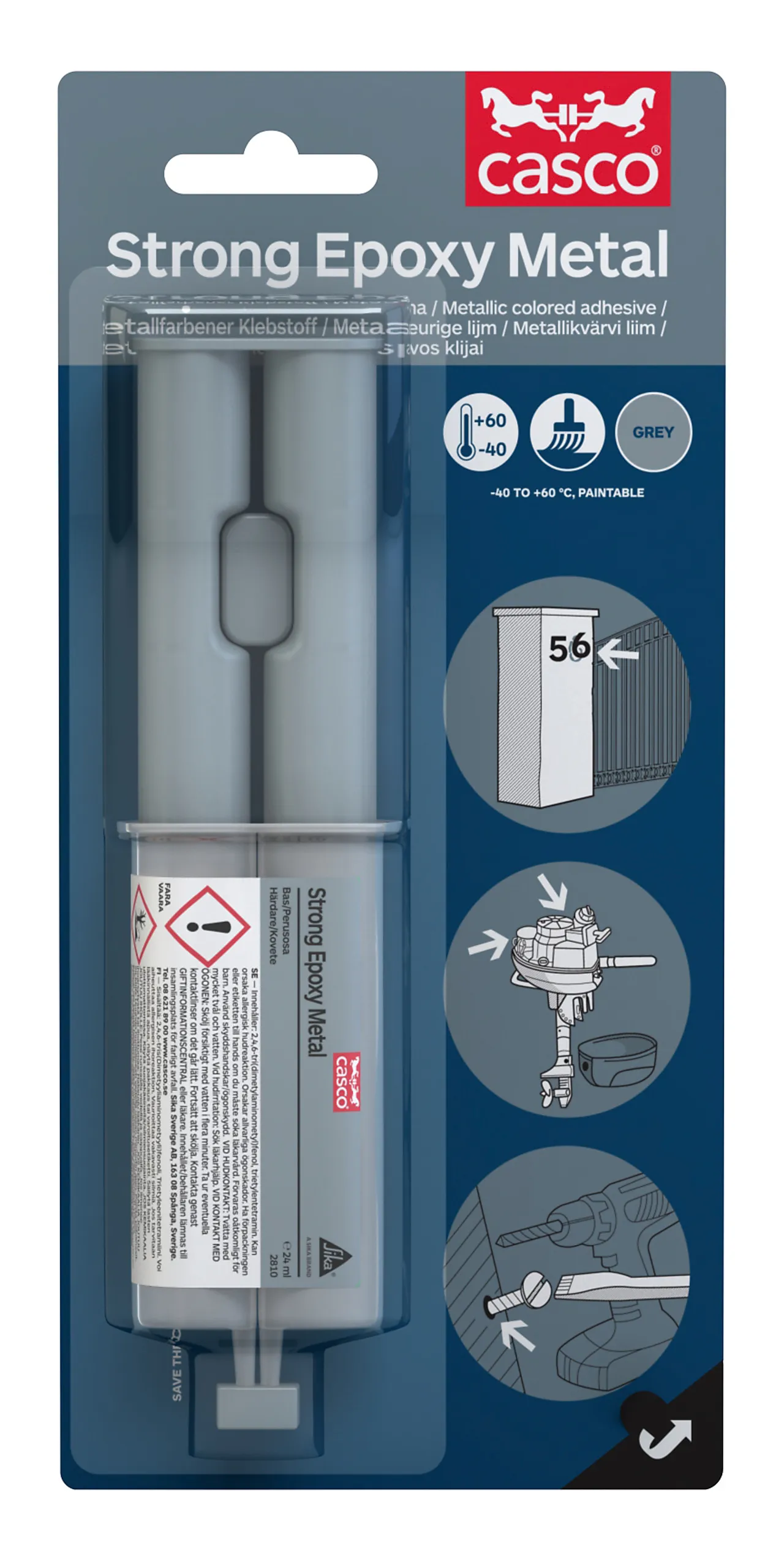 Strong epoxy metal 2x12ml