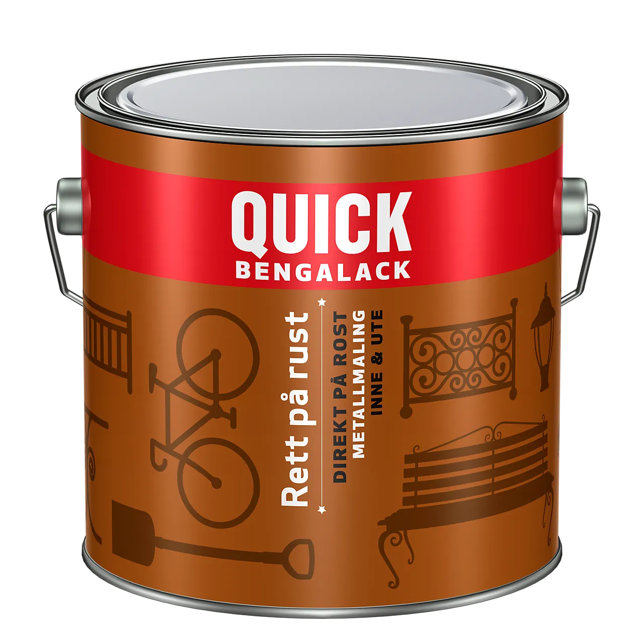 Quick Bengalack Rett på Rust 2,7L A-Base