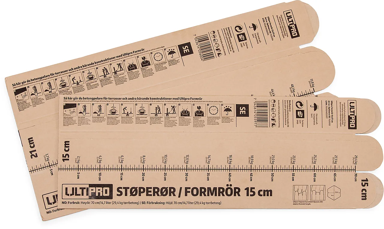 Ultipro støperør 15 cm Ultipro støperør 15 cm