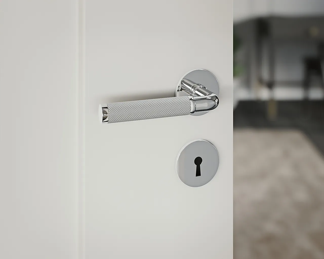 Dørhåndtak innvendig Lexington krom null - null - 2 - Miniatyr