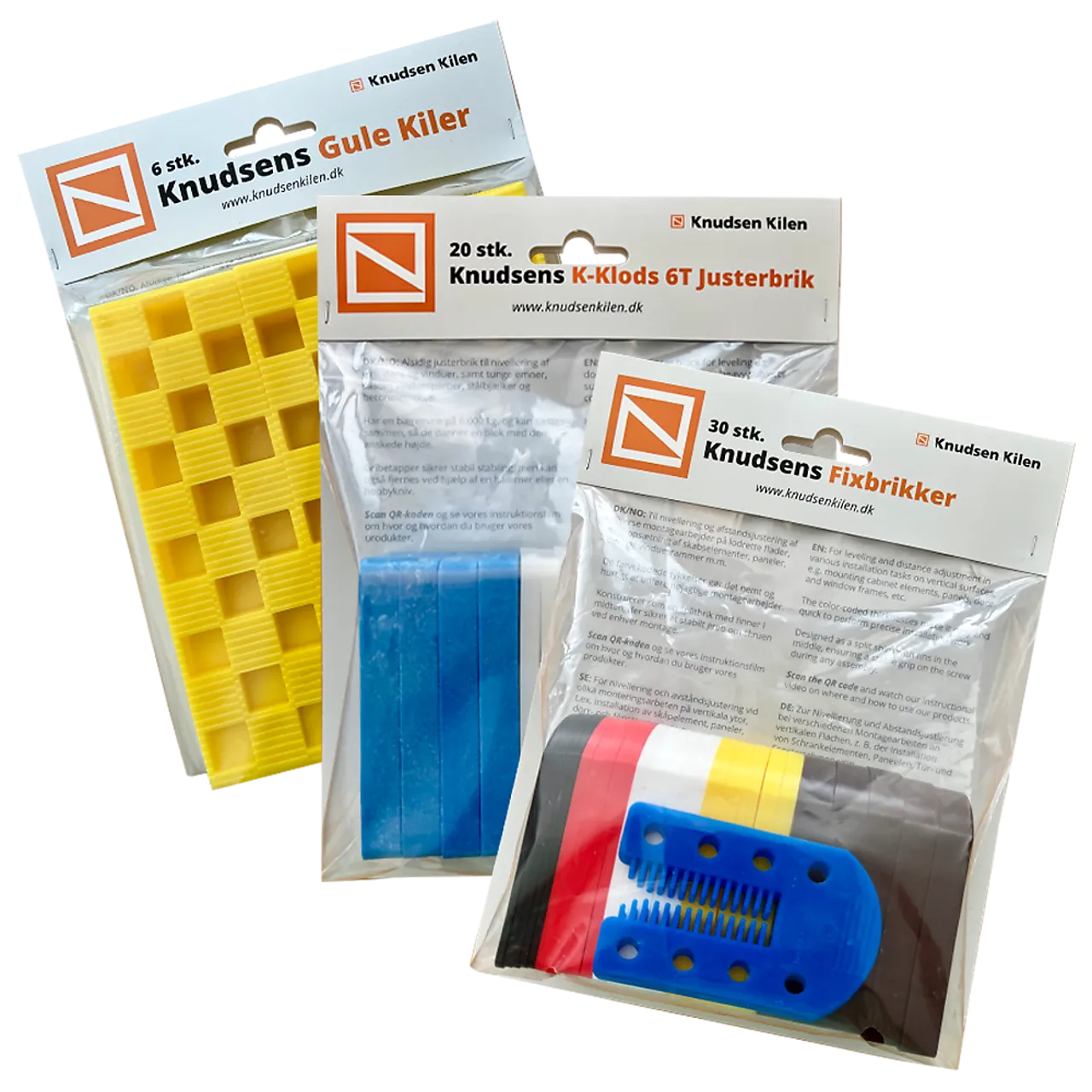 Styrekloss Mix henge kort pakke á 50 stk