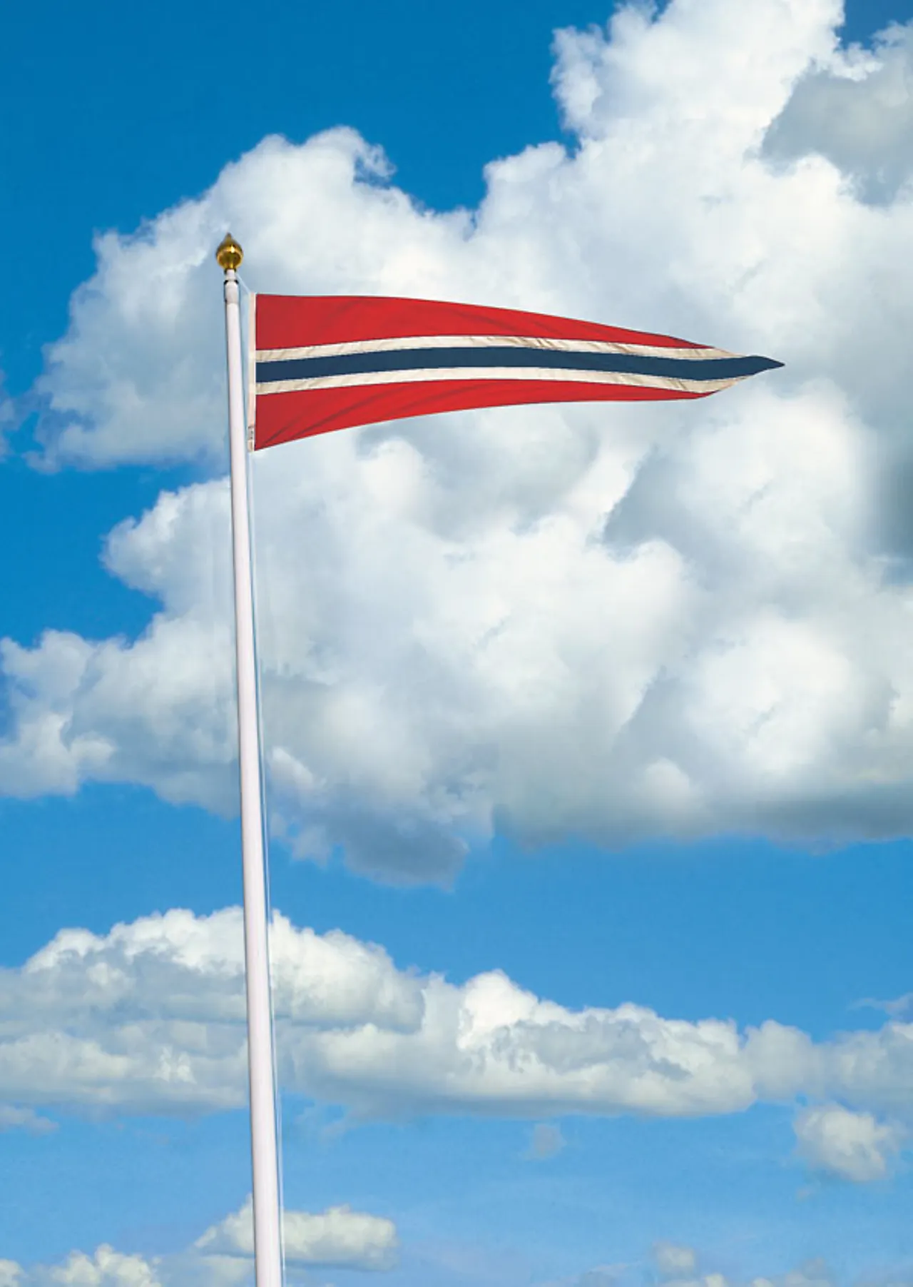 Vimpel norge 450 cmoslo flaggfabrikk Vimpel norge 450 cmoslo flaggfabrikk