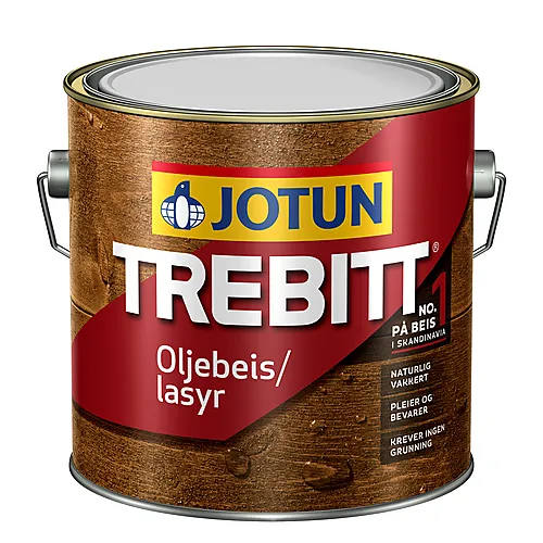 Trebitt oljebeis hvit 3 liter