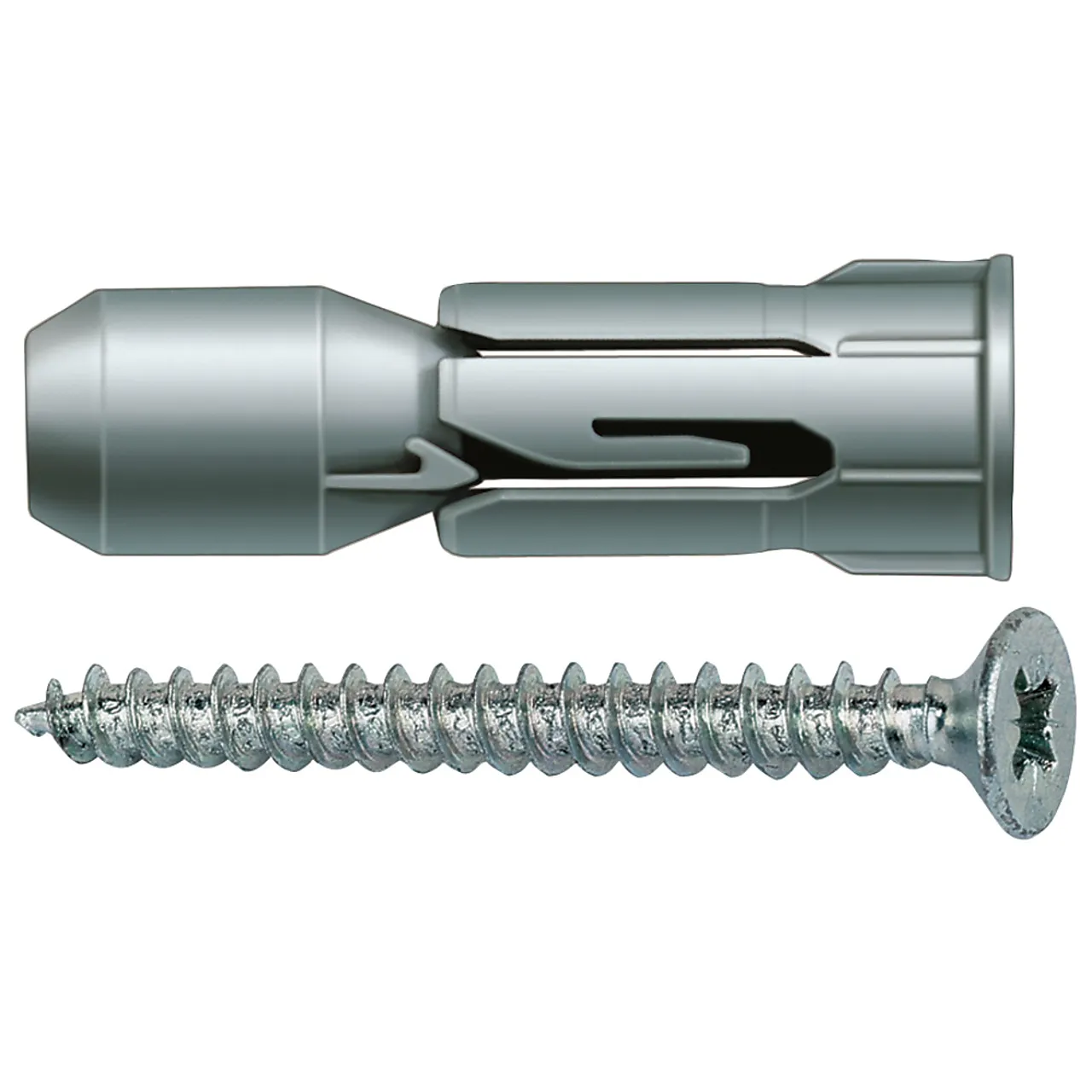 Nylonplugg pd 8 s bk 5 stk pr bk nv fischer null - null - 2 - Miniatyr