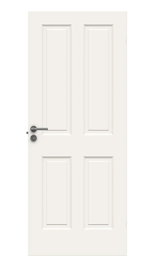 Dørbl style 04 9x21 hvit formpresset dør 4 speil