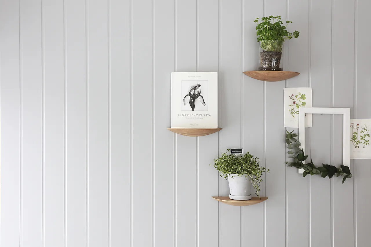 Veggplate trefiber 2390 Skygge mist null - null - 3 - Miniatyr