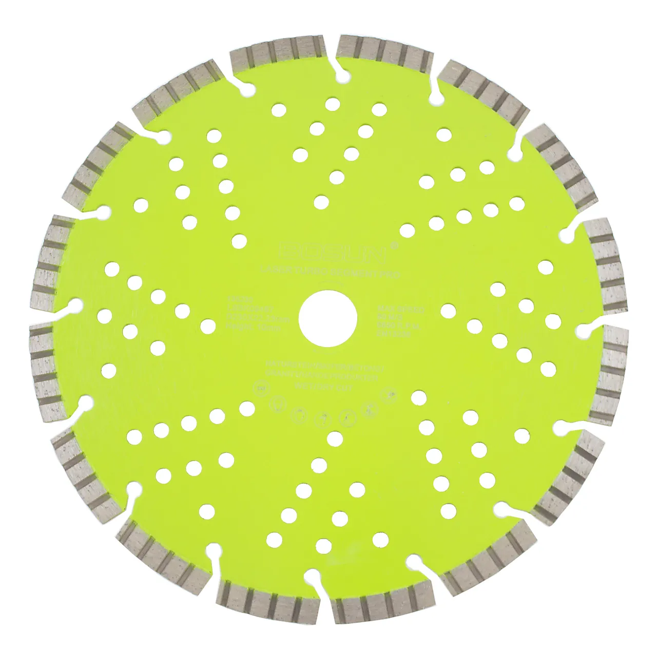 Diamantblad turbosegmen 230/22,2mm bosun pro Diamantblad turbosegmen 230/22,2mm bosun pro