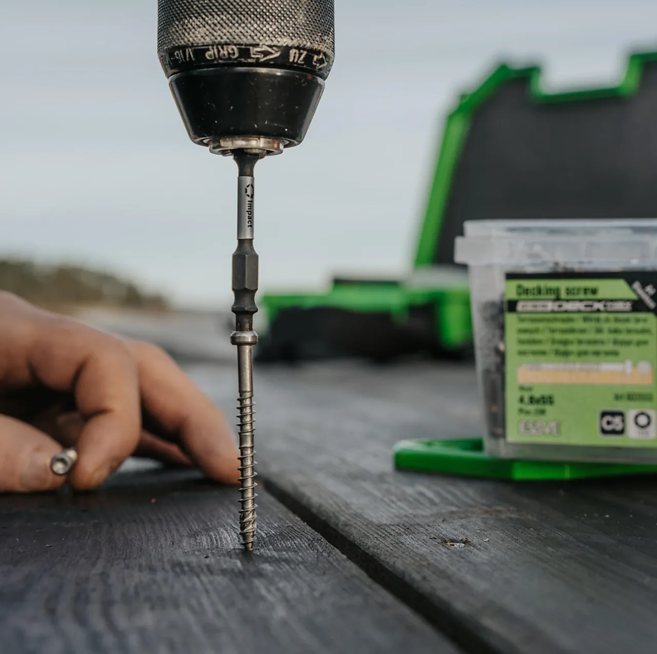 Terrasseskrue e-max 4,8x42 a4 -250 essdeck max a4 syrefast stål