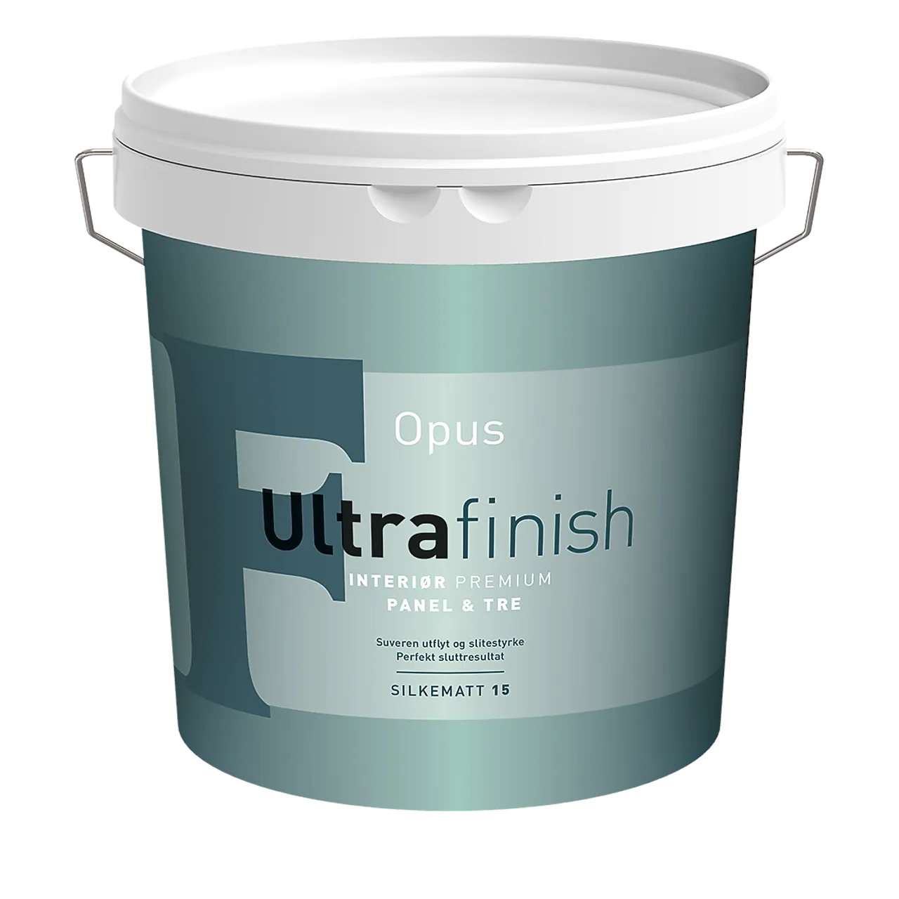 Opus ultrafinish oljemaling glansgrad 15 hvit 2,7 liter Opus ultrafinish oljemaling glansgrad 15 hvit 2,7 liter