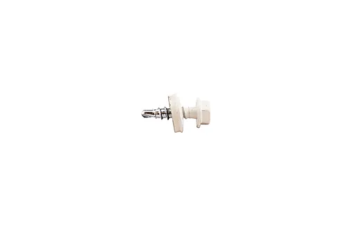 Plateskrue sekskant hvit 4,8x20 mm 250 stk