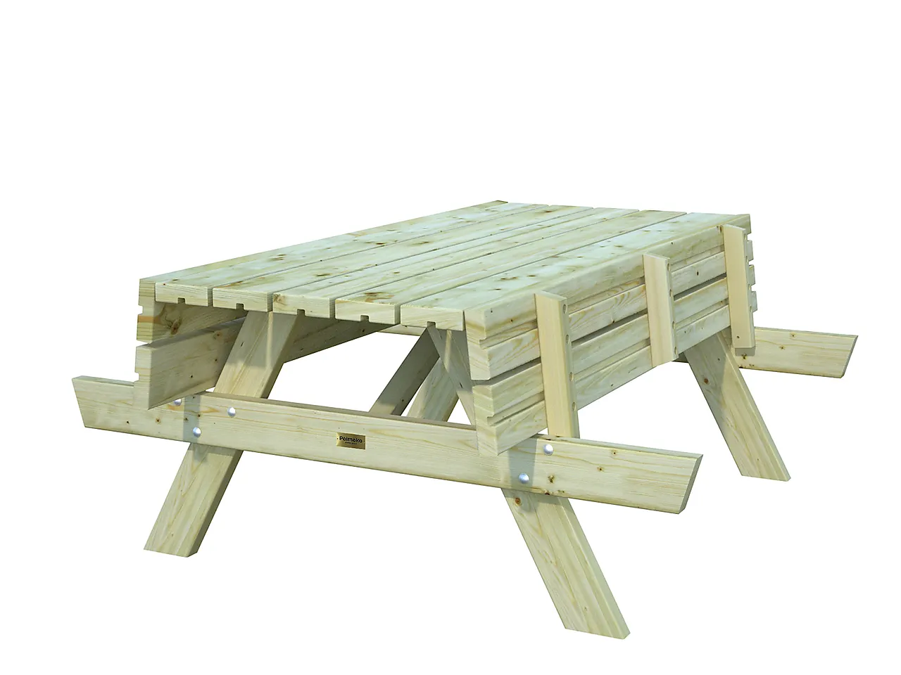 Benksett Ruby 180 cm impregnert null - null - 2 - Miniatyr