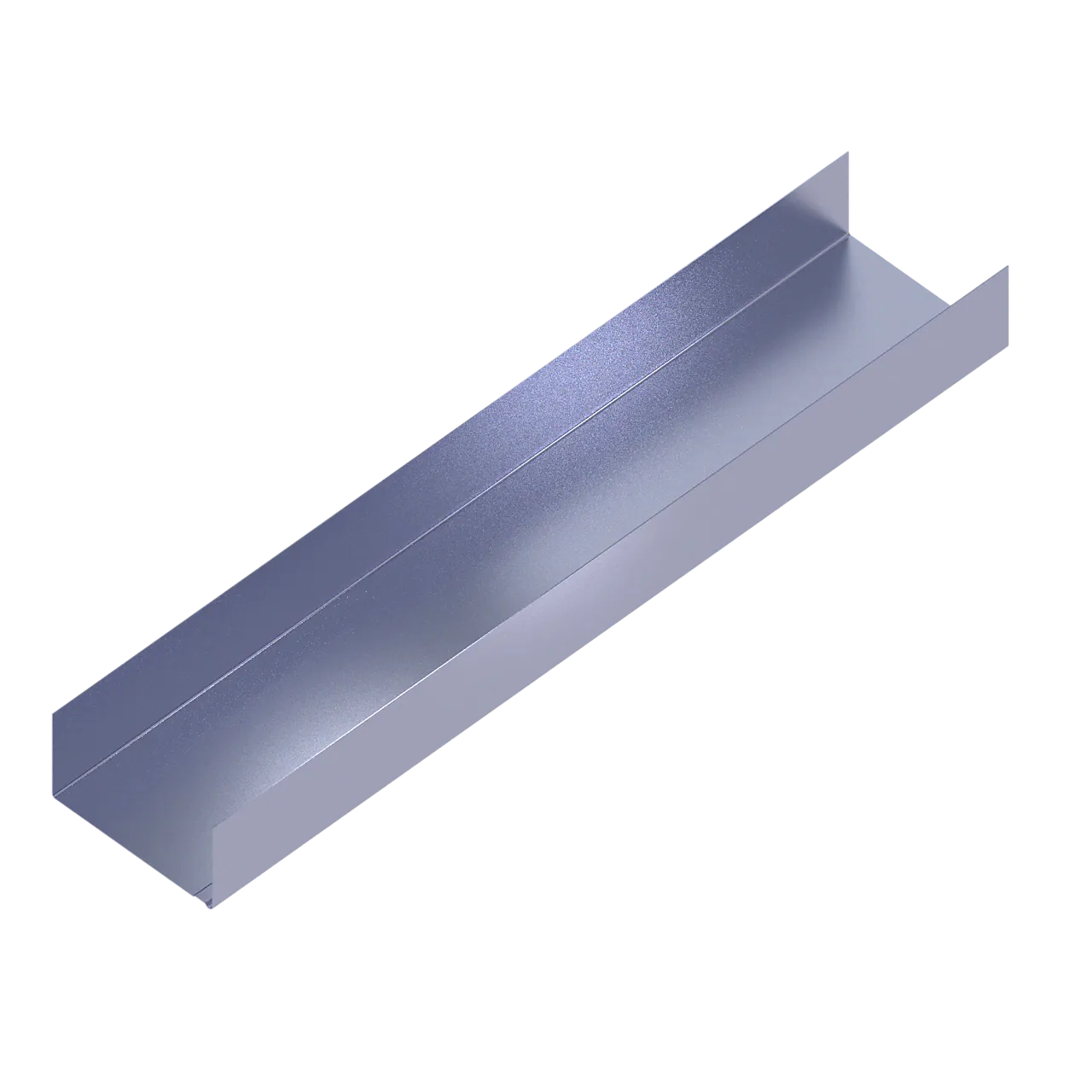 Stålprofil u-skinne 100/0,46 3000 mm Stålprofil u-skinne 100/0,46 3000 mm