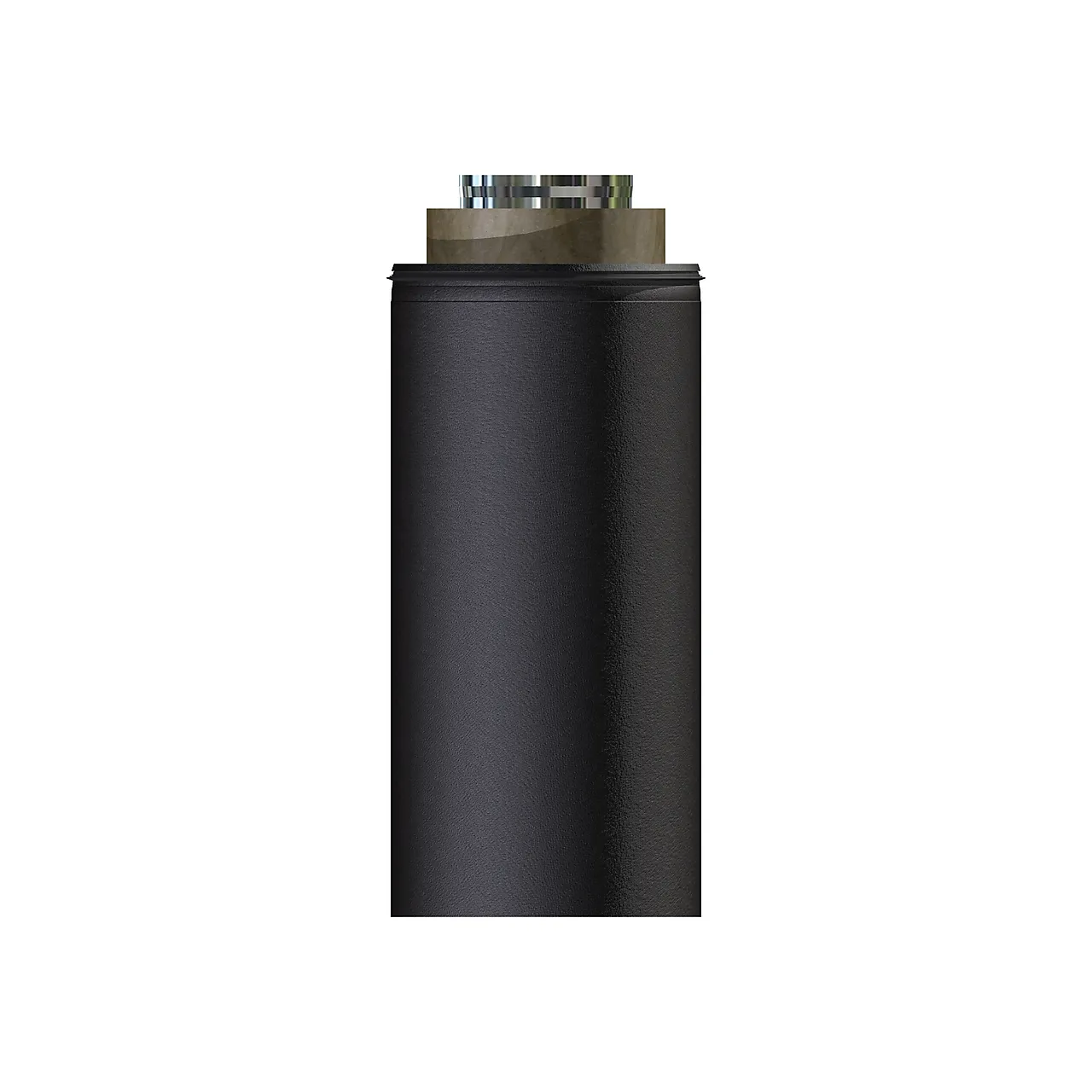 Stålpipe a-modul ø 150x550 mm isolert sort lakkert Stålpipe a-modul ø 150x550 mm isolert sort lakkert