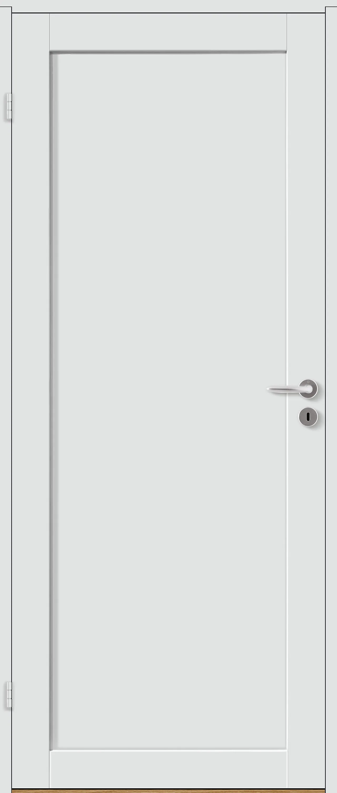 Innerdør Base 1 hvit 70x200 cm