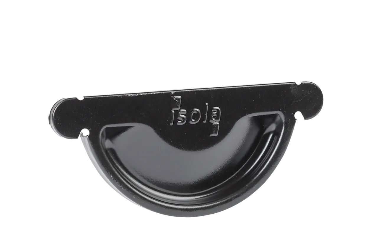 Endestykke stål 125 mm sort Endestykke stål 125 mm sort