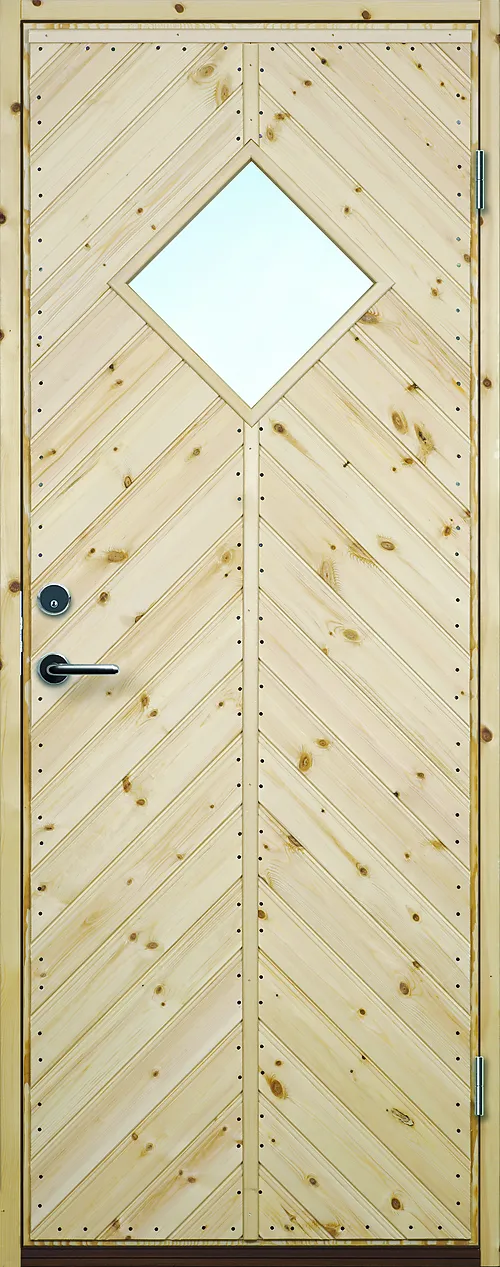 Ytterdør 80x210 Dovre natur høyre