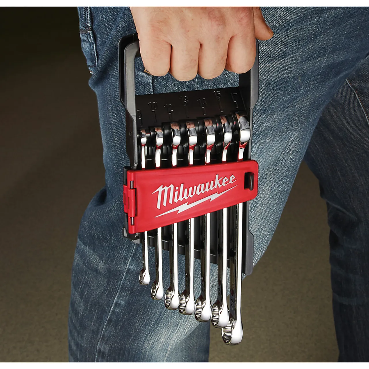 Fastnøkkelsett 7 deler kromlegert stål null - null - 2 - Miniatyr