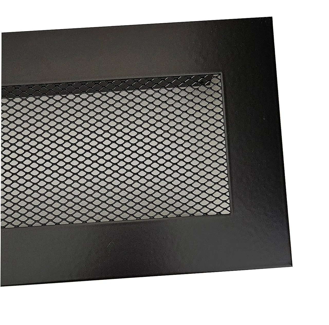 Ventilrist smij flat enk sort 75x240mm (114x285mm) Ventilrist smij flat enk sort 75x240mm (114x285mm)