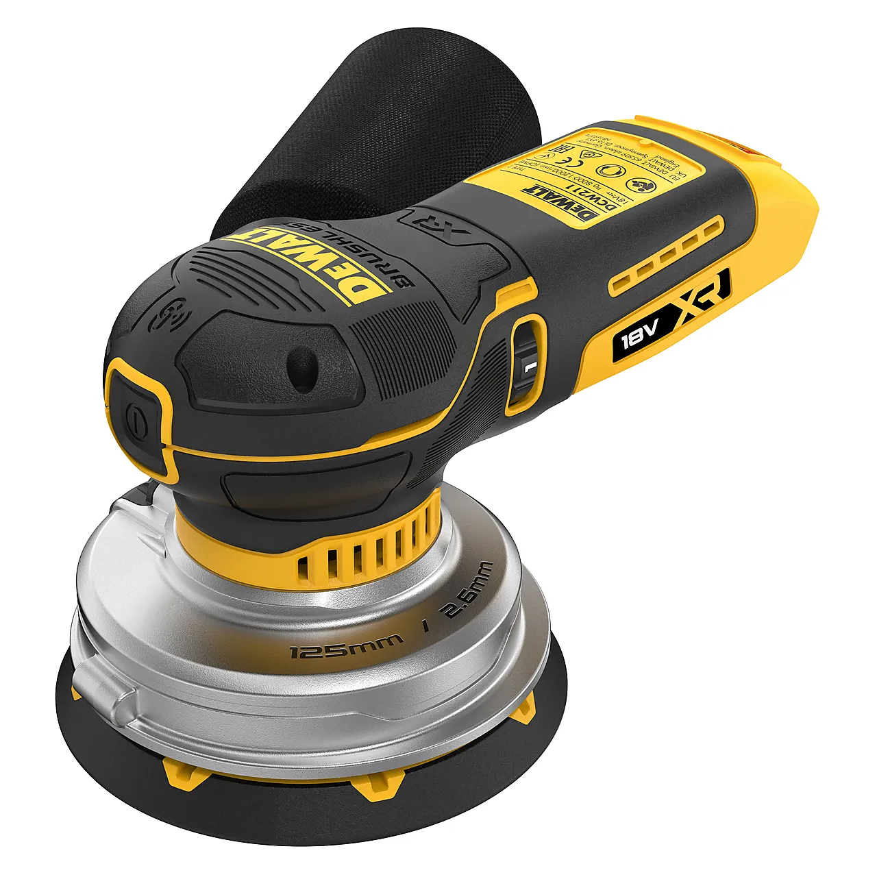 Eksentersliper 18V 125mm DCW211NT null - null - 2 - Miniatyr