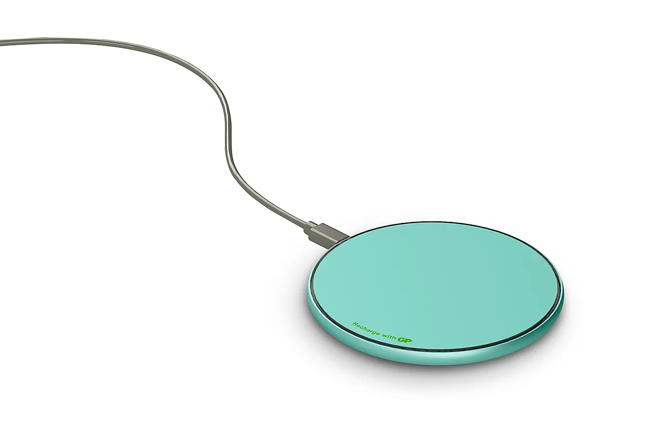 Trådløs ladepute 10 watt turkis Trådløs ladepute 10 watt turkis