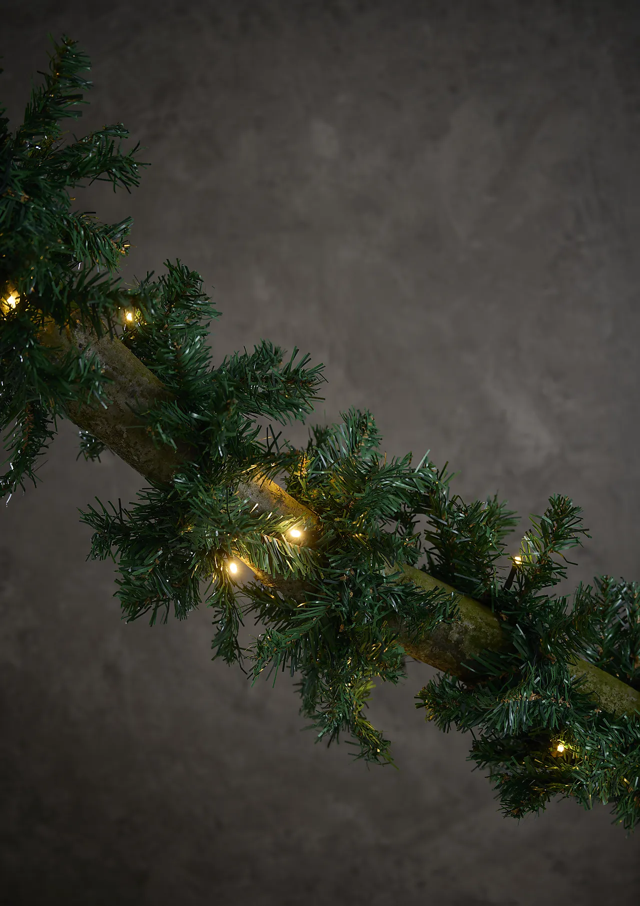 Granguirlande m/80 LED 5 meter 340 grener