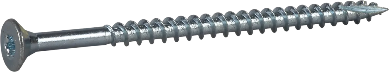 Treskrue inv sh hg 5x80 fzb a-100 senkhode helgjenget blankforsinket Treskrue inv sh hg 5x80 fzb a-100 senkhode helgjenget blankforsinket