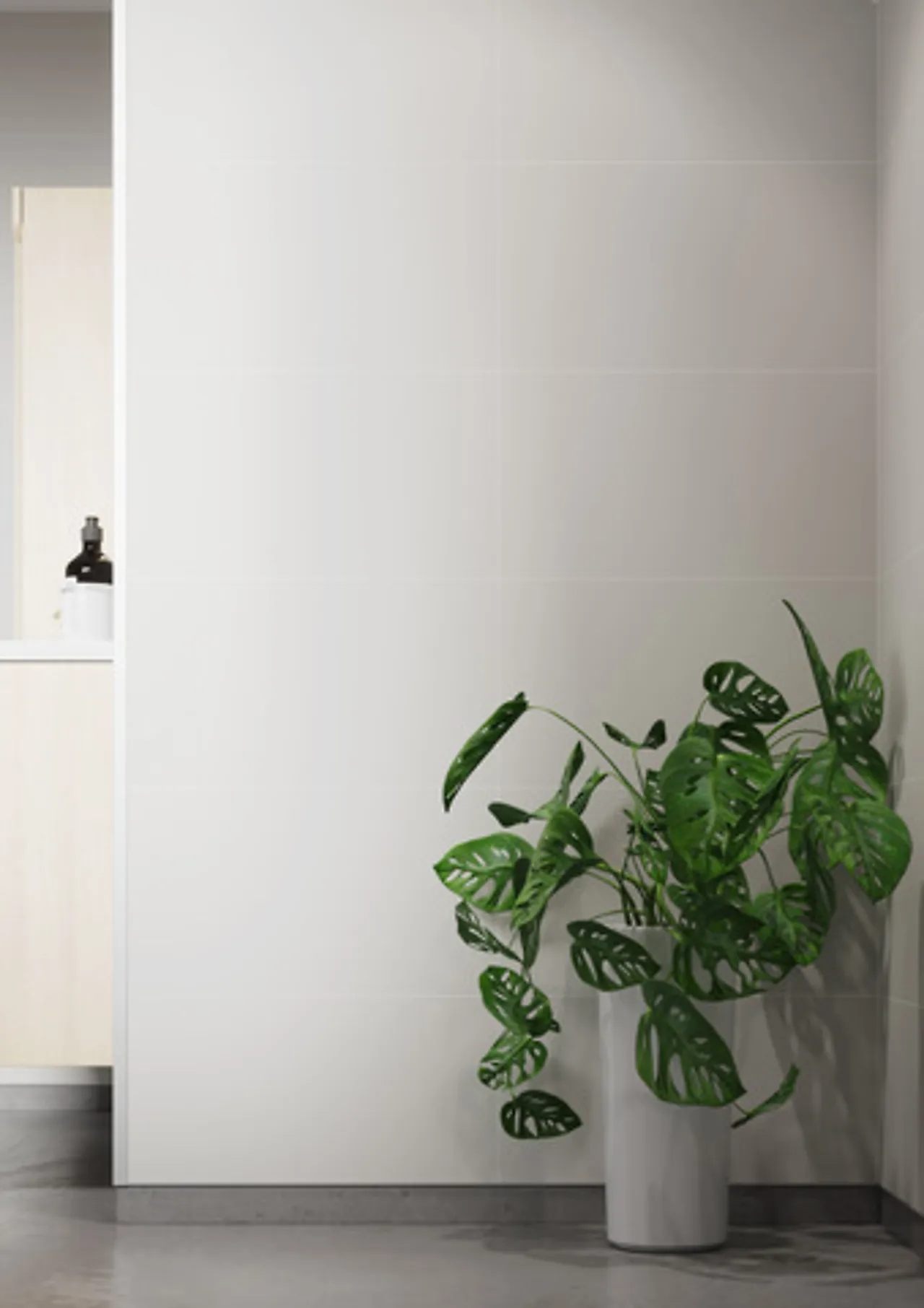 Fibo Baderomsplate 2090M6030 light grey 60x30cm null - null - 2 - Miniatyr