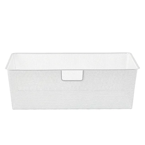 Meshkurv til uttrekksramme hvit 60x40x18 cm