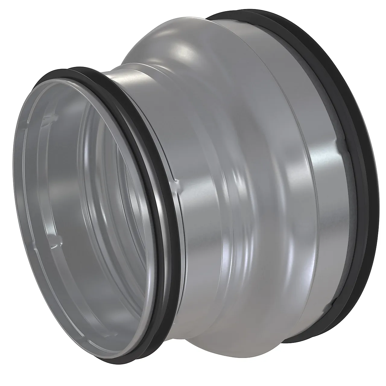 Reduksjon med pakning Ø 160/100 mm Reduksjon med pakning Ø 160/100 mm