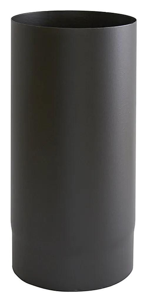 Røykrør rett sort Ø150 mm x 330 mm