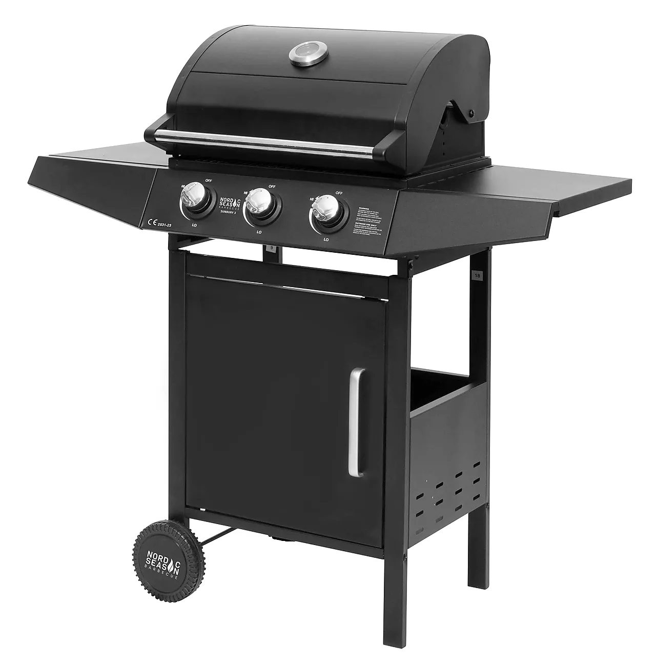 Gassgrill Sunbury 3 svart null - null - 2 - Miniatyr