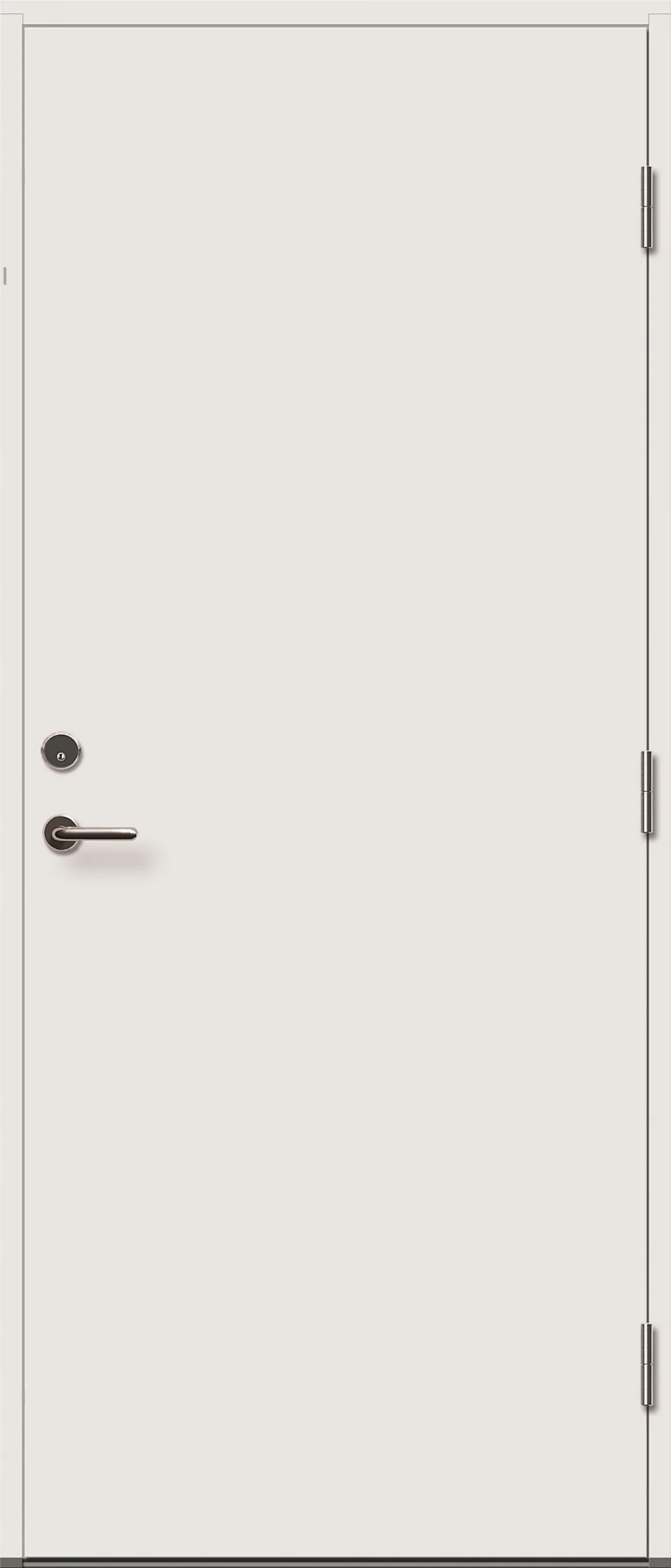 Innerdør Ei30 100x210 cm venstrehengslet hvitmalt Innerdør Ei30 100x210 cm venstrehengslet hvitmalt