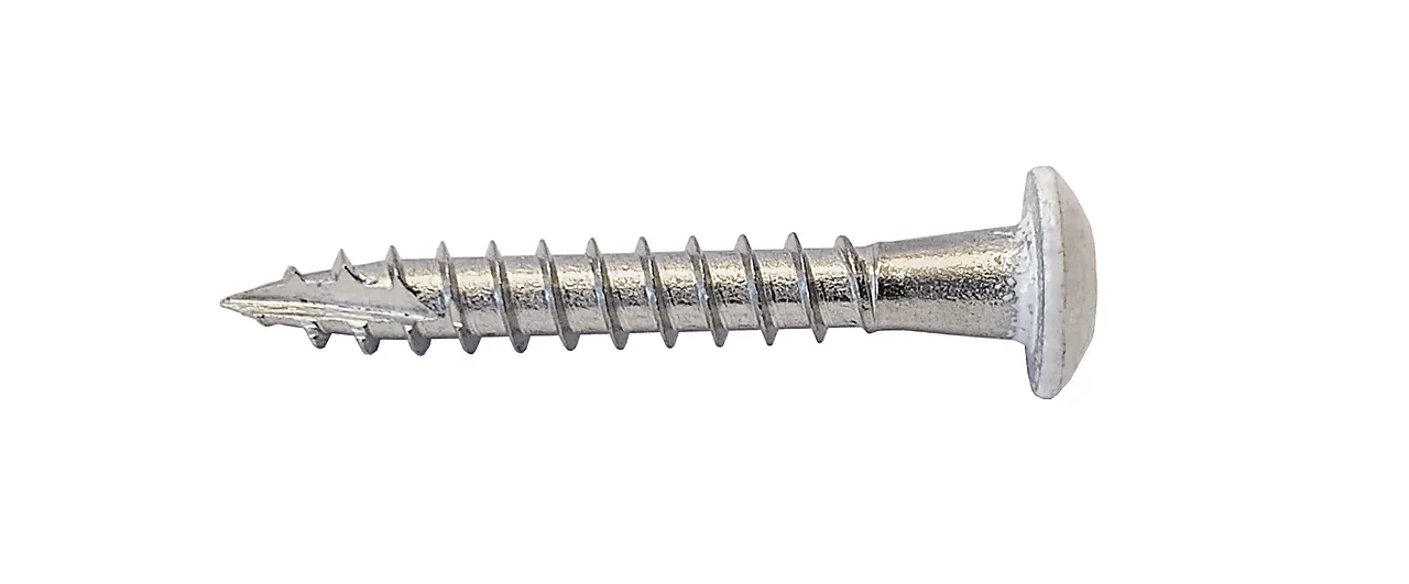 Rennekrokskrue rustfri 4,8x35 2 stk null - null - 2 - Miniatyr