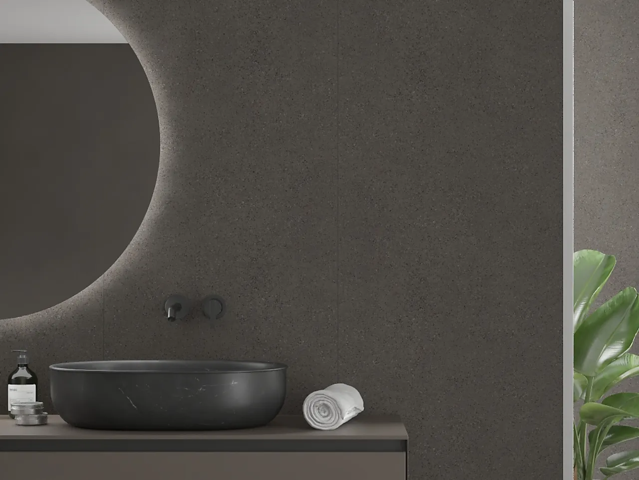 Badersomspanel 4003m10 grey terrazzo 60x240cm 10x620x2400 null - null - 2 - Miniatyr