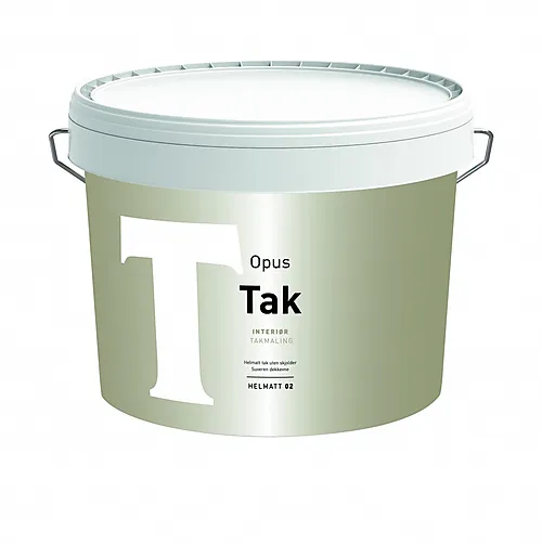 Takmaling 02 interiør base hvit 9 l