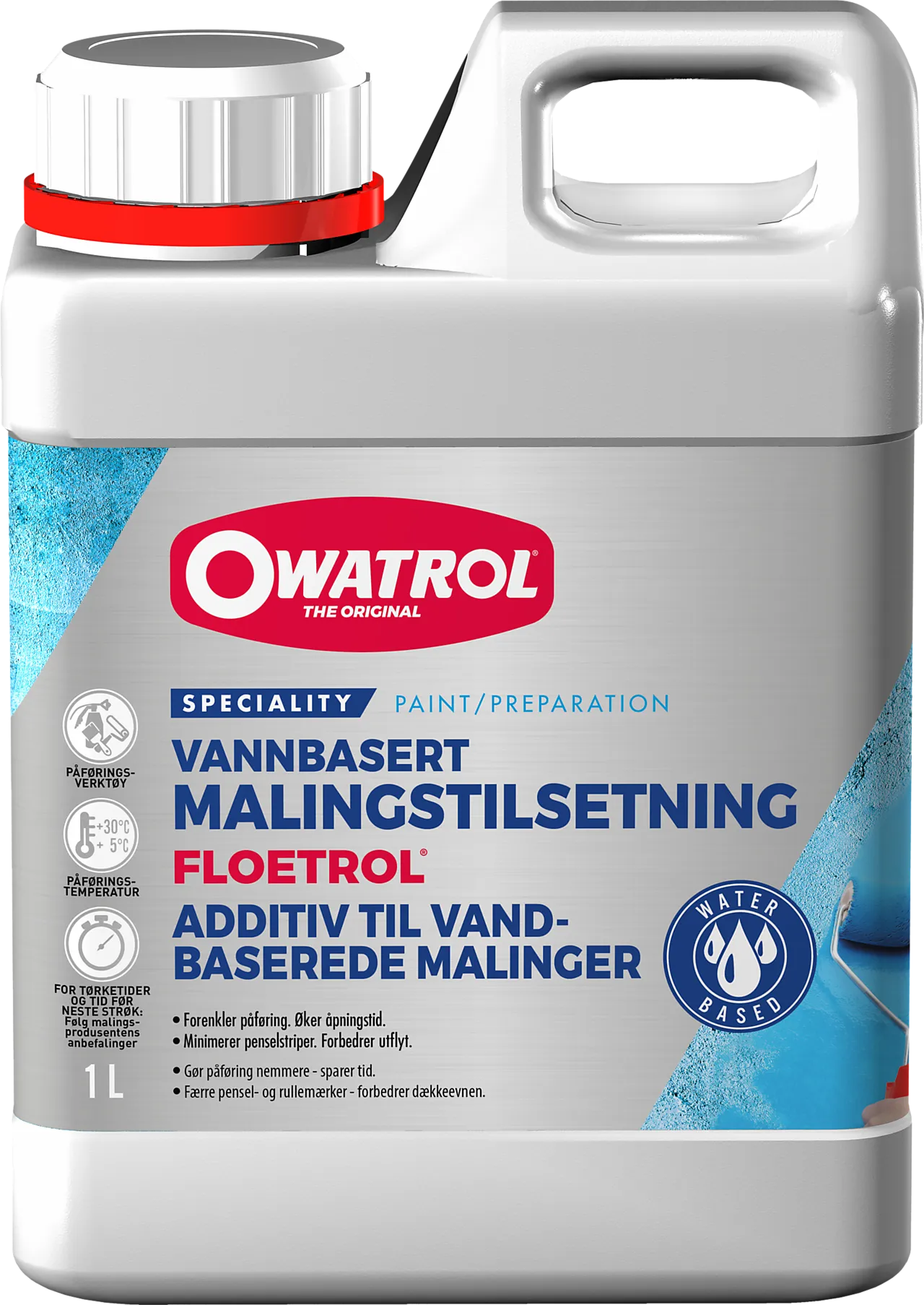 Malingstilsetning 1L Floetrol Til Vannbasert Maling Malingstilsetning 1L Floetrol Til Vannbasert Maling