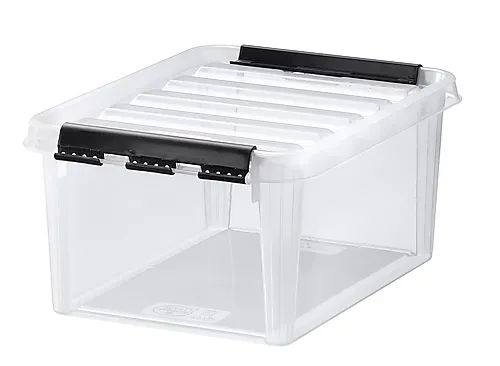 Oppbevaringsboks classic 10 med lokk 34x25x16 cm