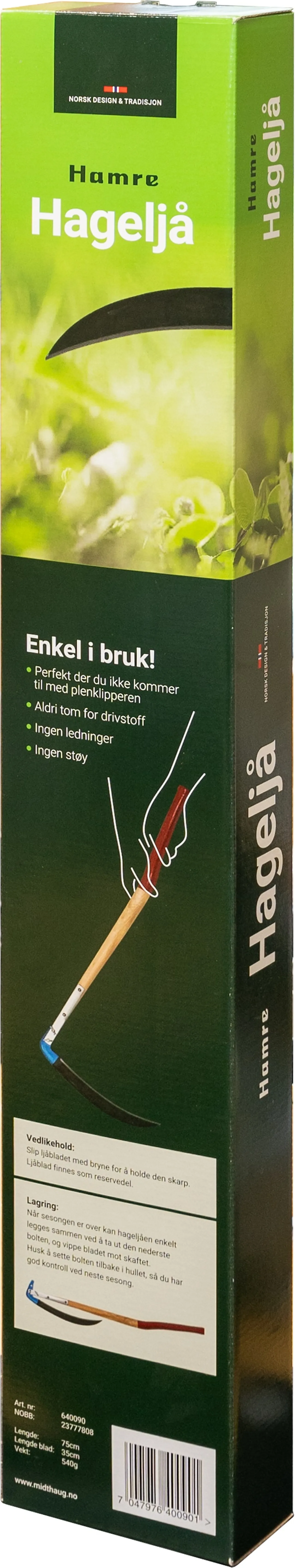 HAGELJÅ M/TRESKAFT KOMP HAMRE LEVERES OGSÅ I LJÅTORG (30STK) null - null - 2 - Miniatyr