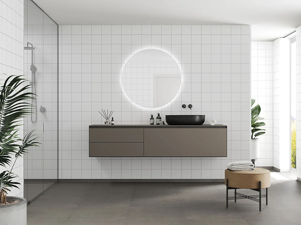 Fibo baderomsplate White Contrast null - null - 2 - Miniatyr