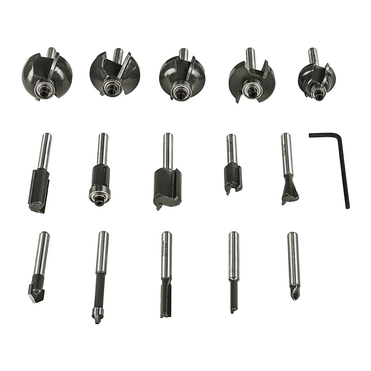 Fresestål sett RAKRBS15 15 deler null - null - 3 - Miniatyr