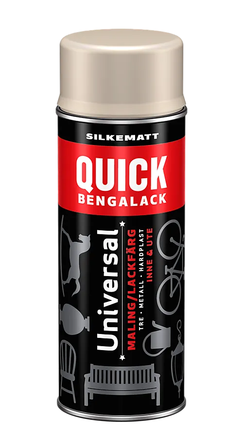 Bengalack spray lys lin silkematt 400 ml