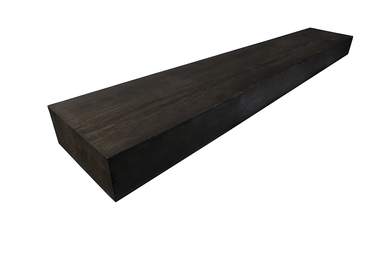 K-virke justert furu setersvart 48 x 198 mm