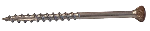Fasadeskrue A4 T20 brun 4,5x65 mm 200 stk