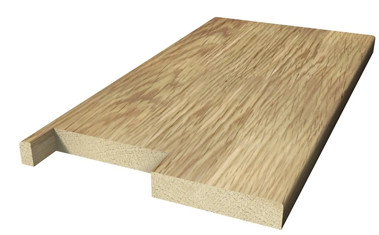 Terskel M8 93 mm lakkert eik flat mellomliggende 22 mm