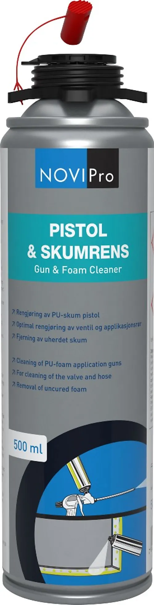 Pistol- og skumrens 500 ml
