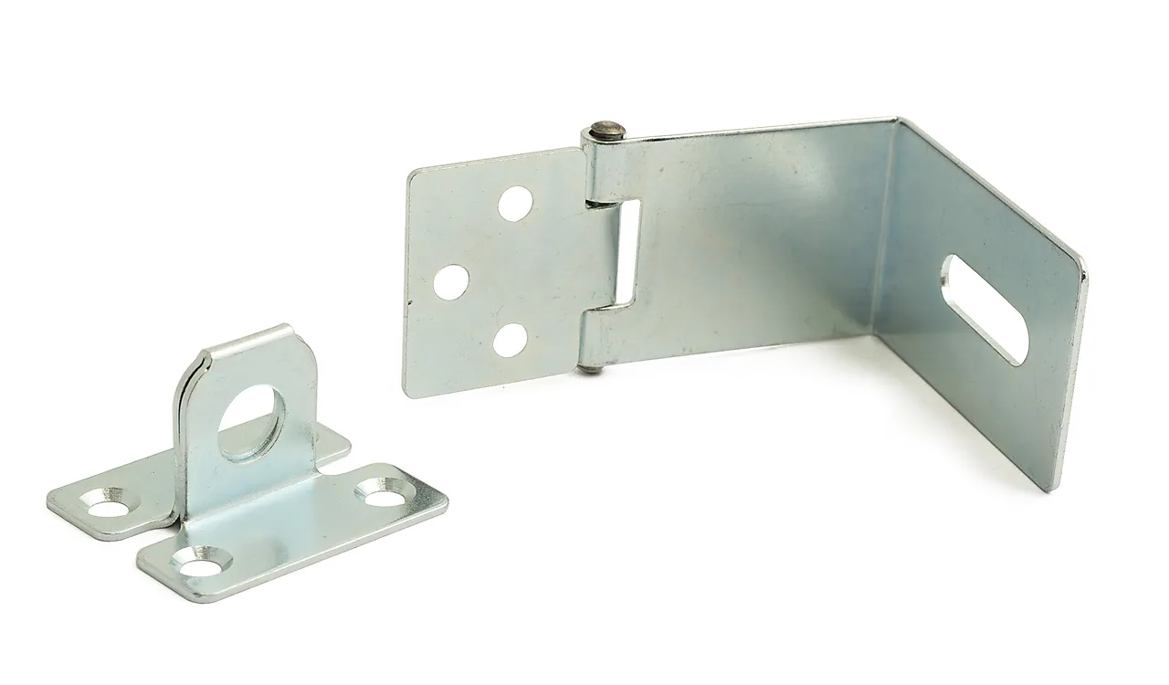 90° leddhaspe for hengelås 90° leddhaspe for hengelås